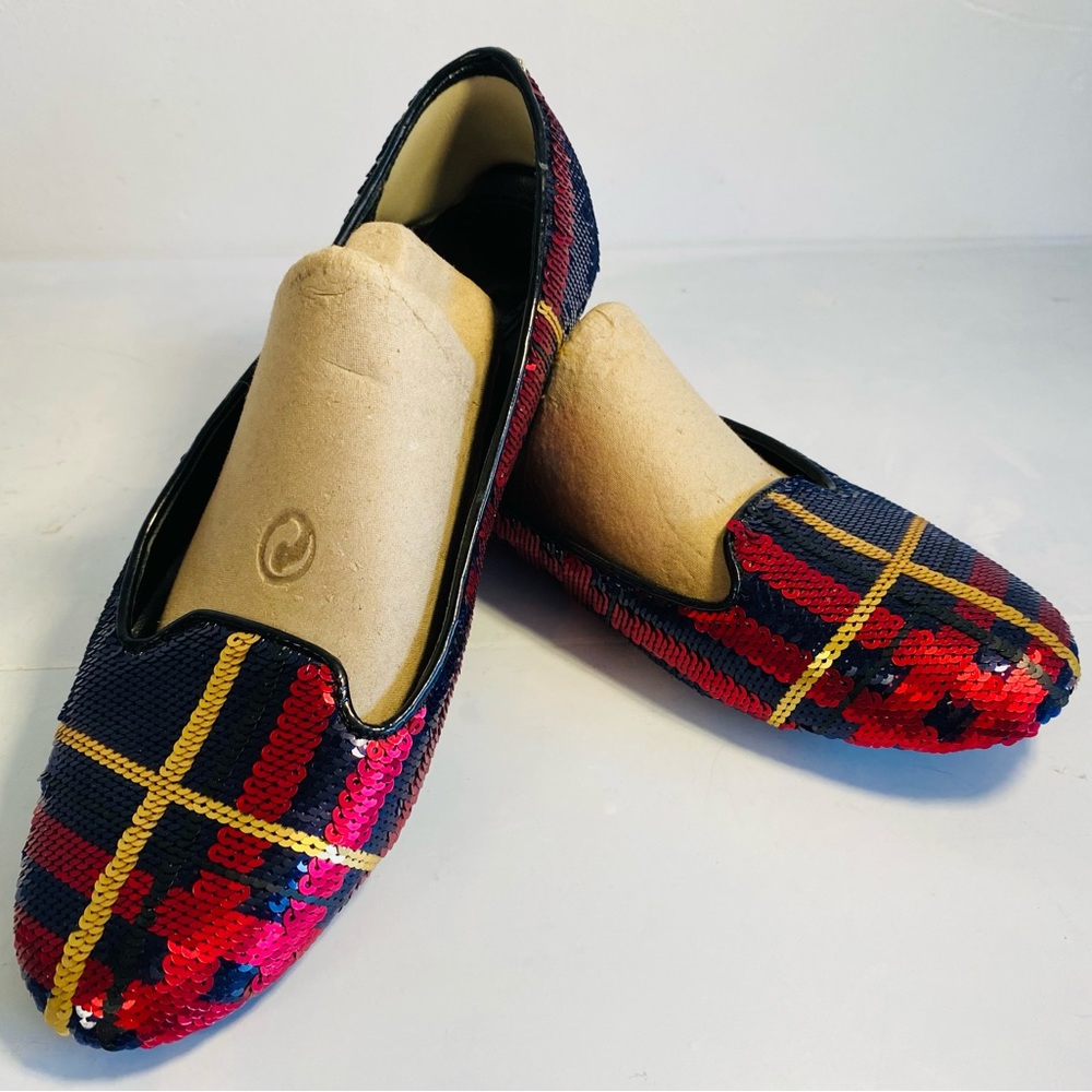 Coach Deborah Sequin Flat
Red Black or blue Gold sequins 
Size 7-7.5